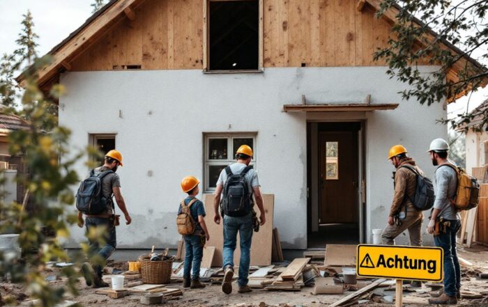 Versicherungsschutz beim Hausbau