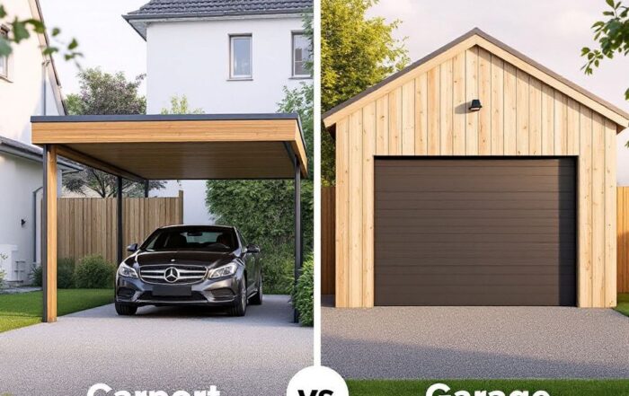Carport oder Garage