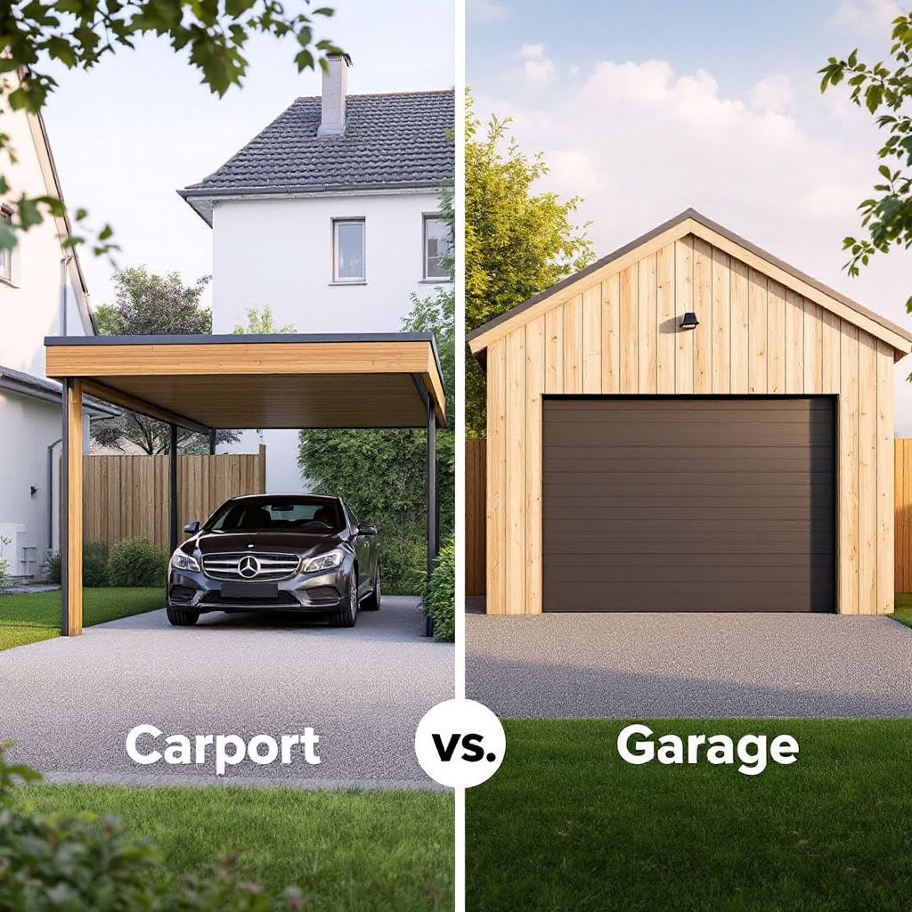 Carport oder Garage