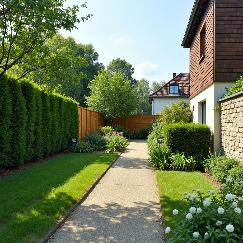 Grundstücksgrenze bepflanzen