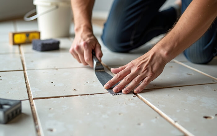 Verarbeitung von Fliesen