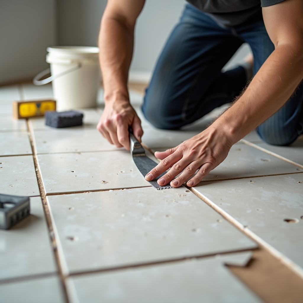 Verarbeitung von Fliesen