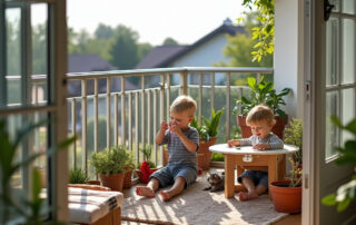 Balkonsicherheit für Kinder