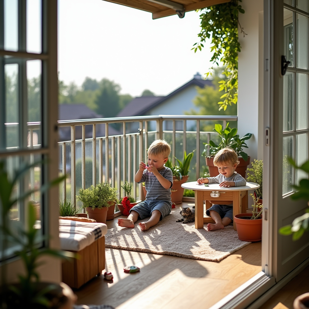 Balkonsicherheit für Kinder
