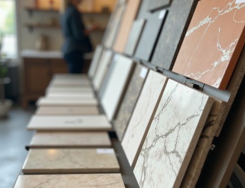 Verschiedene Materialien für Fliesen