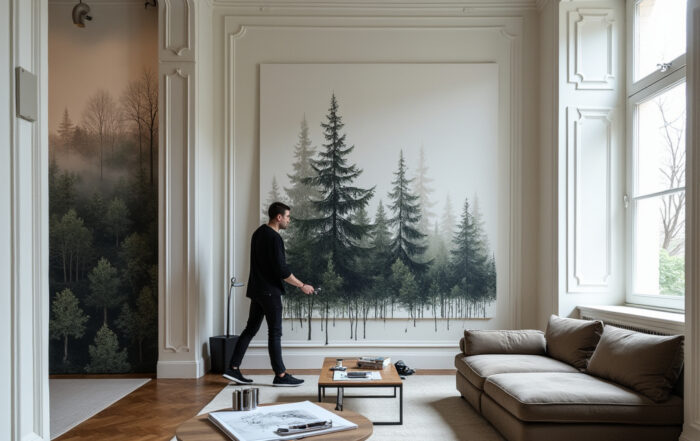 Fototapeten und Leinwände