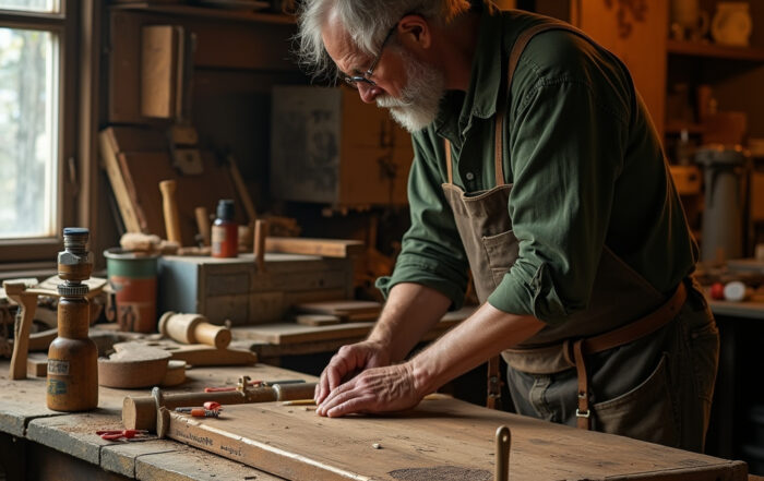 Reparatur alter Möbel