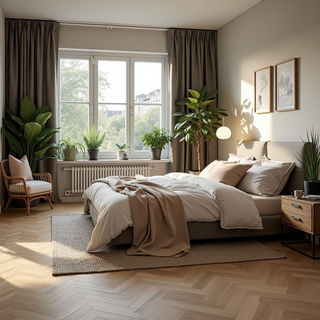 Trendfliesen im Schlafzimmer