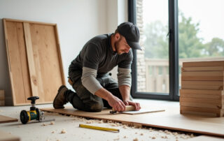 Fussboden verlegen
