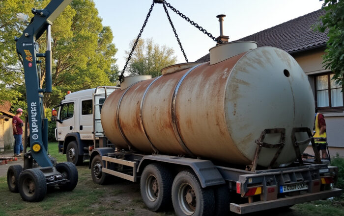 Alten Öltank entsorgen