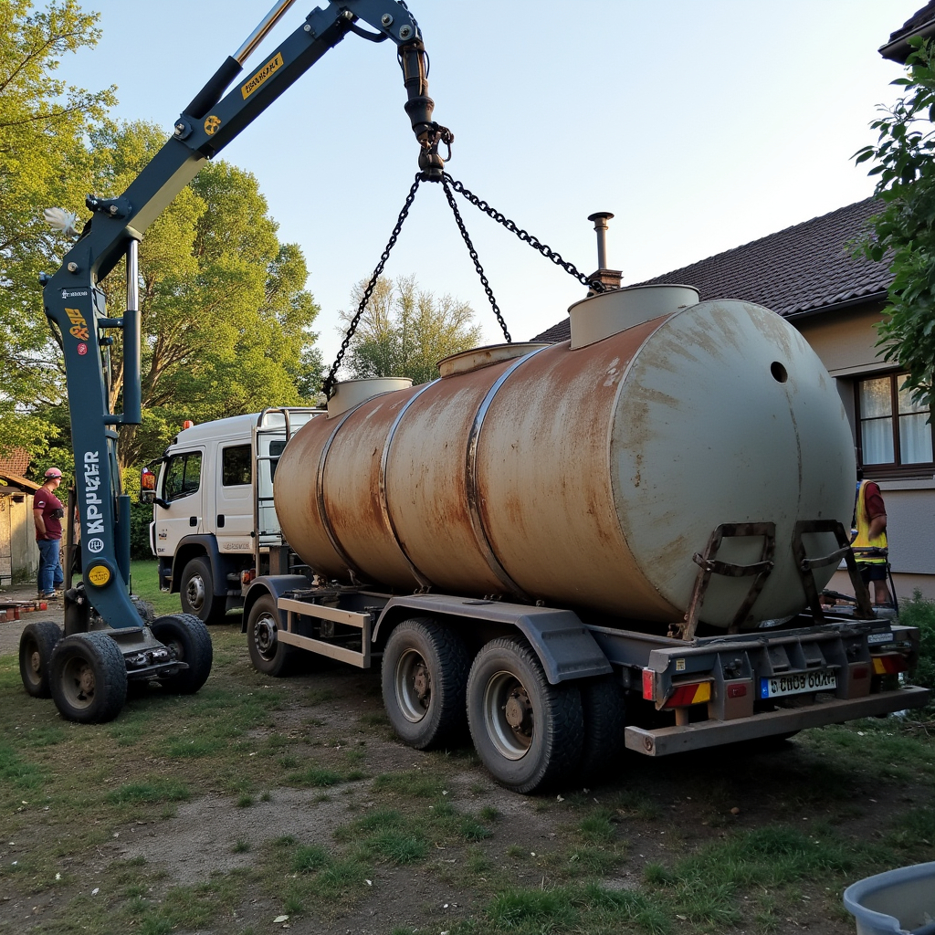 Alten Öltank entsorgen