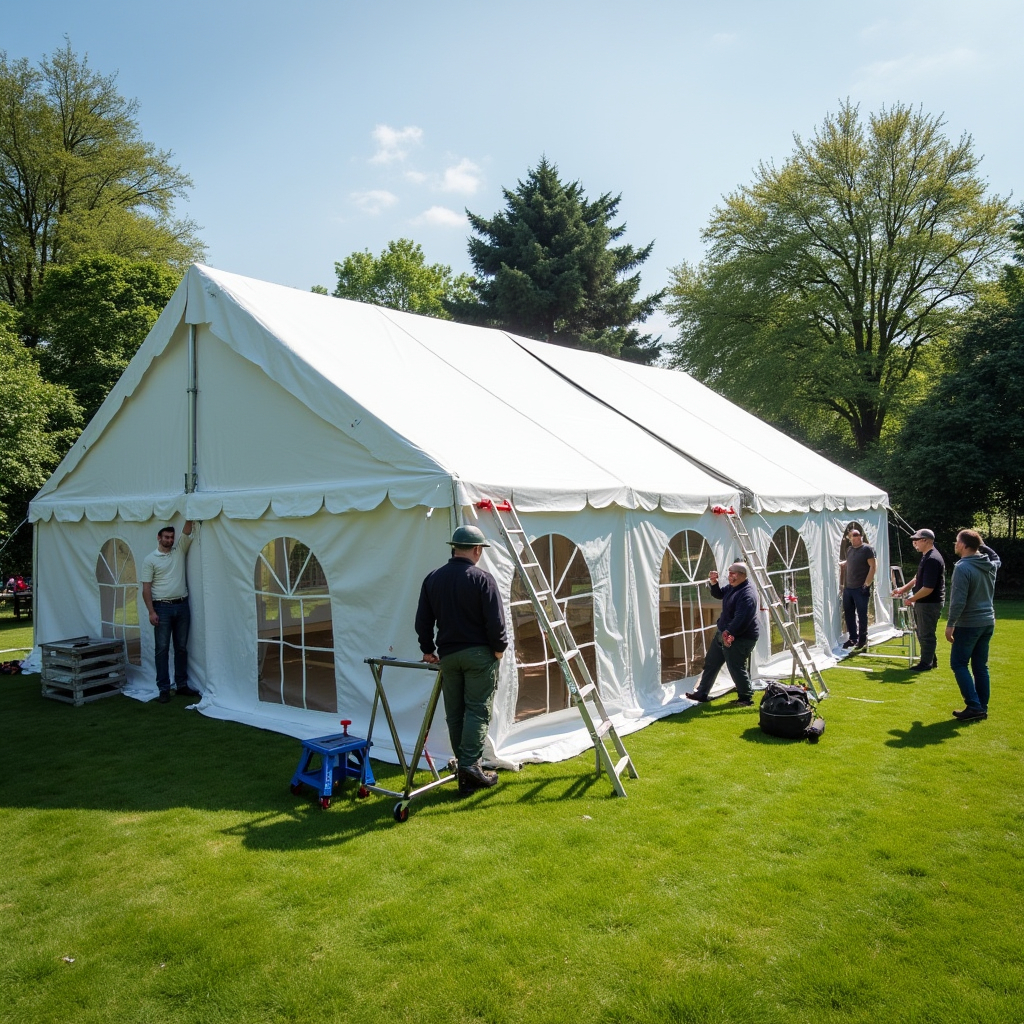 partyzelt-profis Partyzelt vom Profi aufbauen