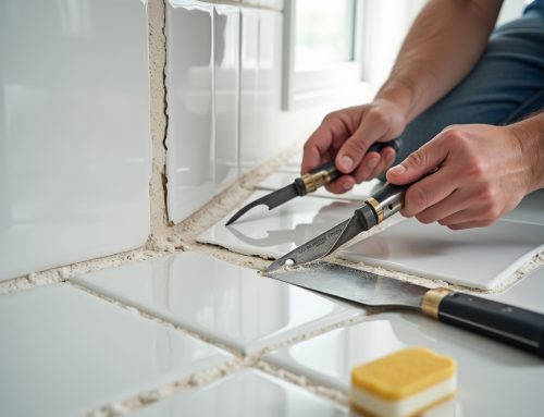 Kaputte Badezimmerfliese fachgerecht ersetzen