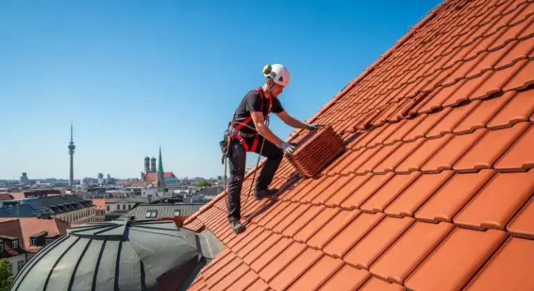 roofer working on red tile roof munich f7YSNxqC 768x419