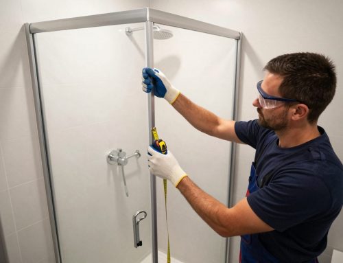 Einbau von Duschtassen und Duschkabinen