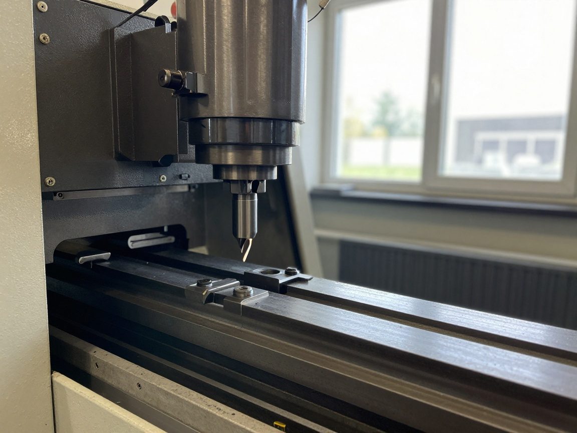 Werkzeuggeometrie exakt vermessen – 0,05 mm Ausschuss Präziser CNC-Drehmaschinenwerkzeughalter mit Messschraube und Schneidkopf im natürlichen Licht